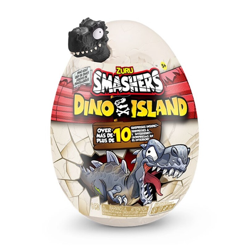Smashers - Isla Dino Huevo Con + 10 Sorpresas SMASHERS - ISLA DINO HUEVO CON + 10 SORPRESAS