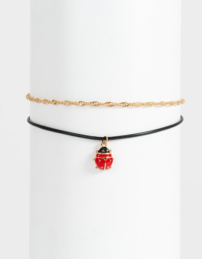 Chokers Frutas Set De Chokers Vaquita - Dorado