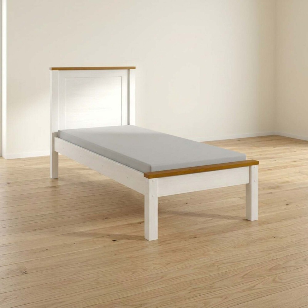 CAMA 1 PLAZA PINO NATURAL-BEIGE TOPAZIO
