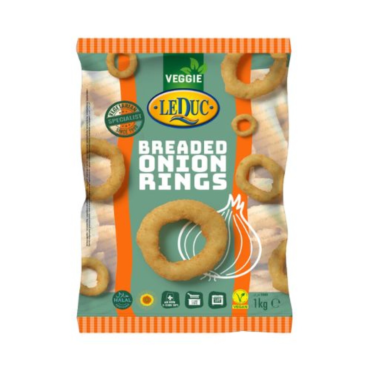 Aros de Cebolla Empanados Leduc - 1 kg 