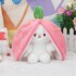 Peluche Conejo Frutillas Fresa Reversible Kawai 18 Cm Atrix® Variante Conejo