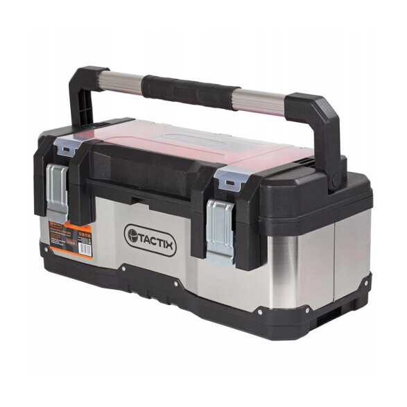 Caja herramientas 23" acero inox. y plástico TT0294
