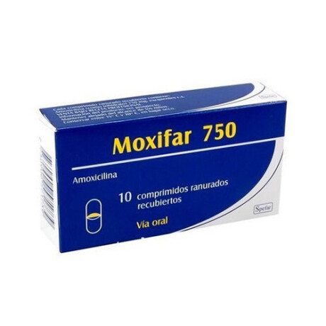 MOXIFAR 750mg 10 COMPRIMIDOS MOXIFAR 750mg 10 COMPRIMIDOS