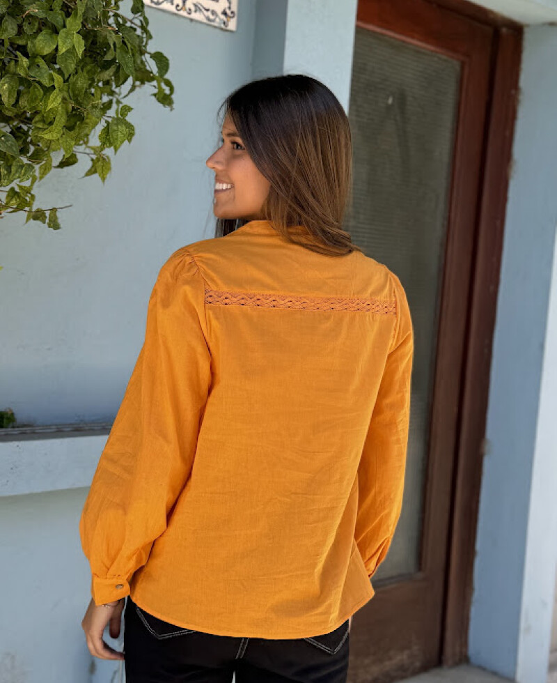 Camisa Juliana naranja