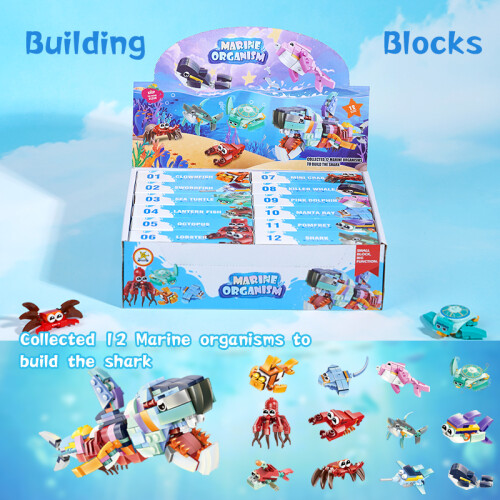 Bloques De Construcción - Animales Marinos - Coleccionables Bloques De Construcción - Animales Marinos - Coleccionables
