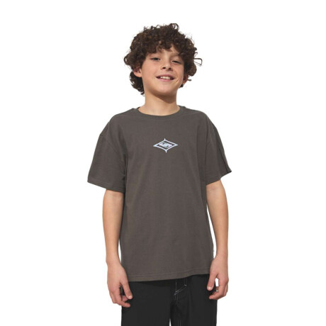Remera Quiksilver Swell Squad niño Gris Oscuro