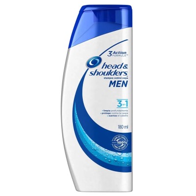 Shampoo Head & Shoulders 3en1 180 Ml. Shampoo Head & Shoulders 3en1 180 Ml.