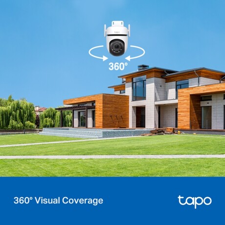 Cámara De Seguridad Tp-Link Tapo C520ws Exterior Visión Nocturna 2K 360° 001