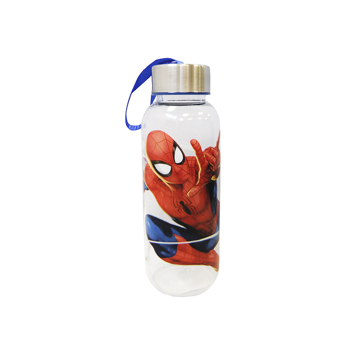 Botella Transparente 350 ML - Hombre Araña 