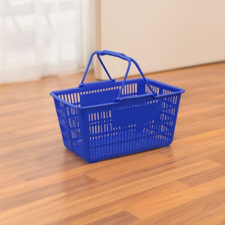 CANASTO SUPERMERCADO AZUL 43X31X24CM CANASTO SUPERMERCADO AZUL 43X31X24CM