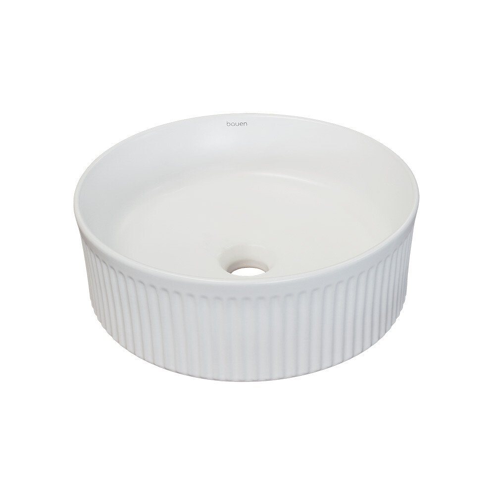 BACHA BAUEN DE APOYO BLANCO MATE REDONDA Bacha Bauen De Apoyo Blanco Mate Redonda