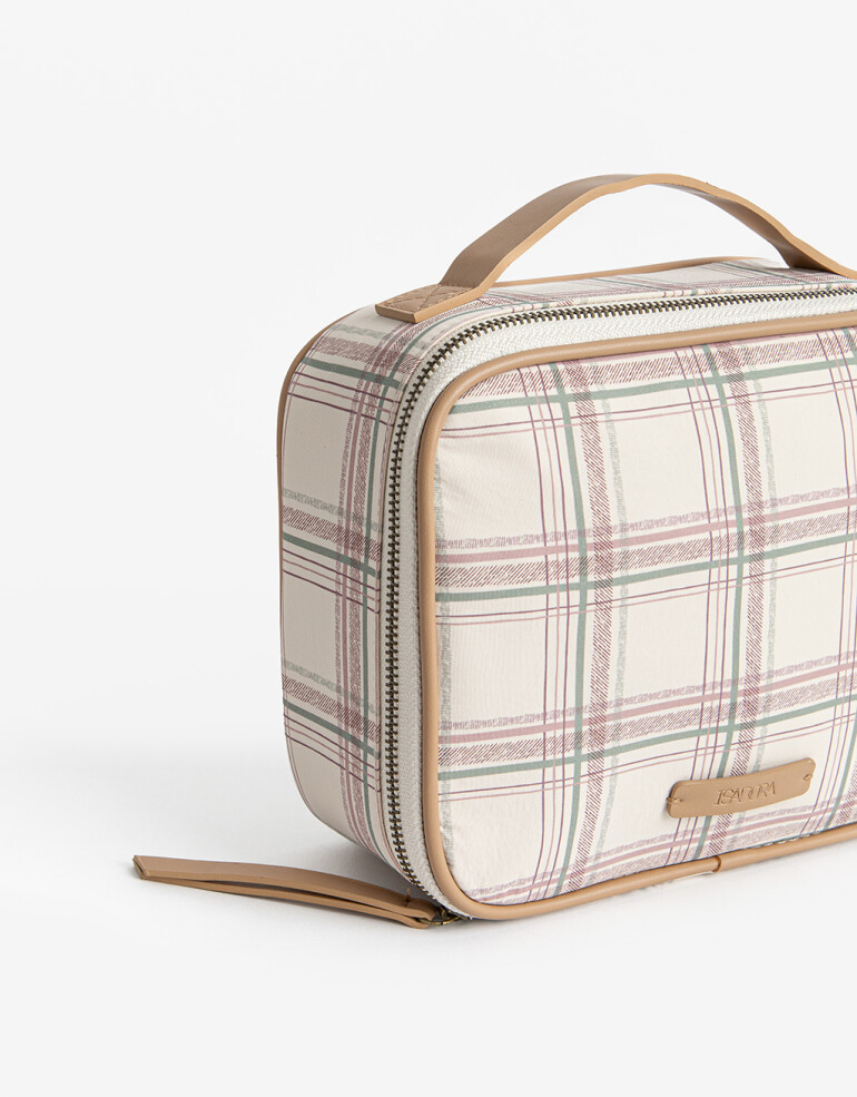 Porta Cosméticos Portacosméticos Escocés - Estampado Escoces