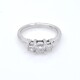 Anillo platino 950 y brillantes tallado princesa Anillo platino 950 y brillantes tallado princesa