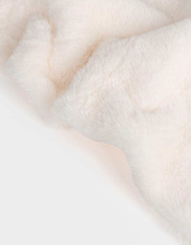 Cuellos Cuello Peluche Crudo - Blanco Crudo