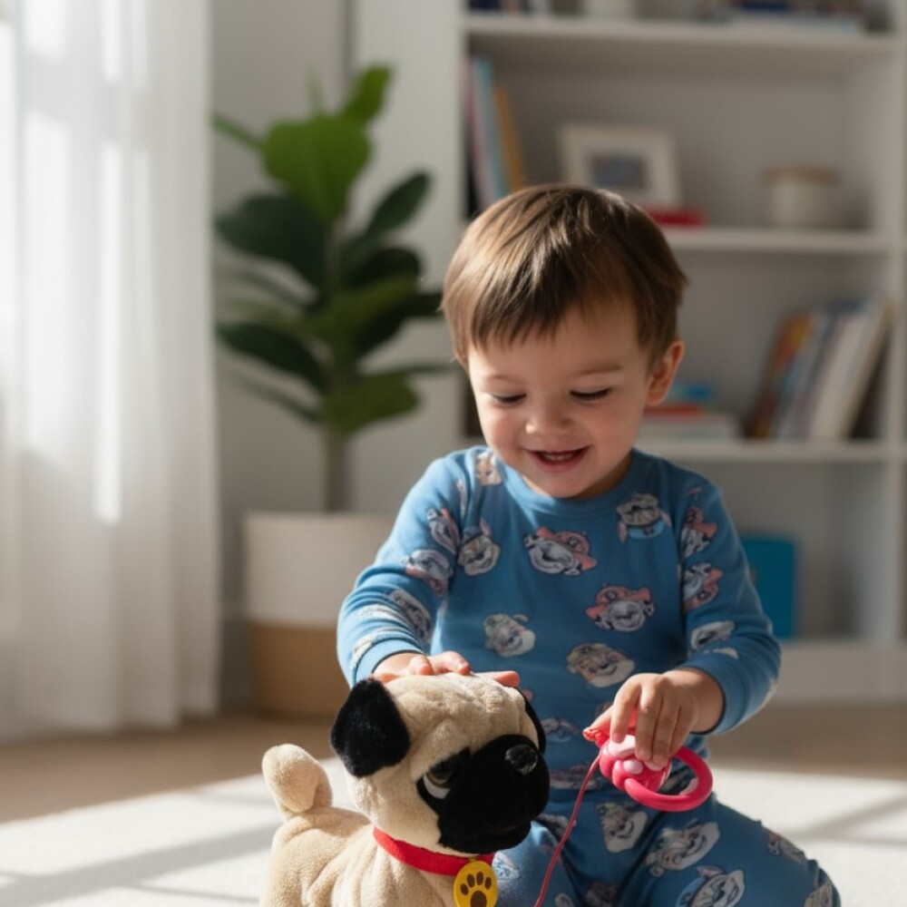 Perro cachorro interactivo mod. deluxe PUG