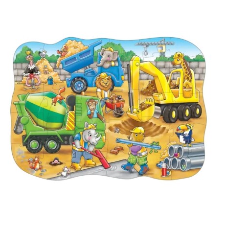 Puzzle Constructores trabajando 30pcs Puzzle Constructores trabajando 30pcs