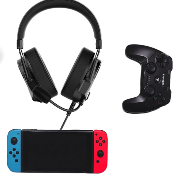 Vincha Gamer Fantech Black Mh91 VINCHA GAMER MH91 FANTECH BLACK EDITION
