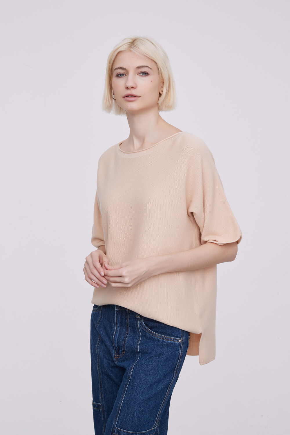 Remera Kaumaha Beige Claro