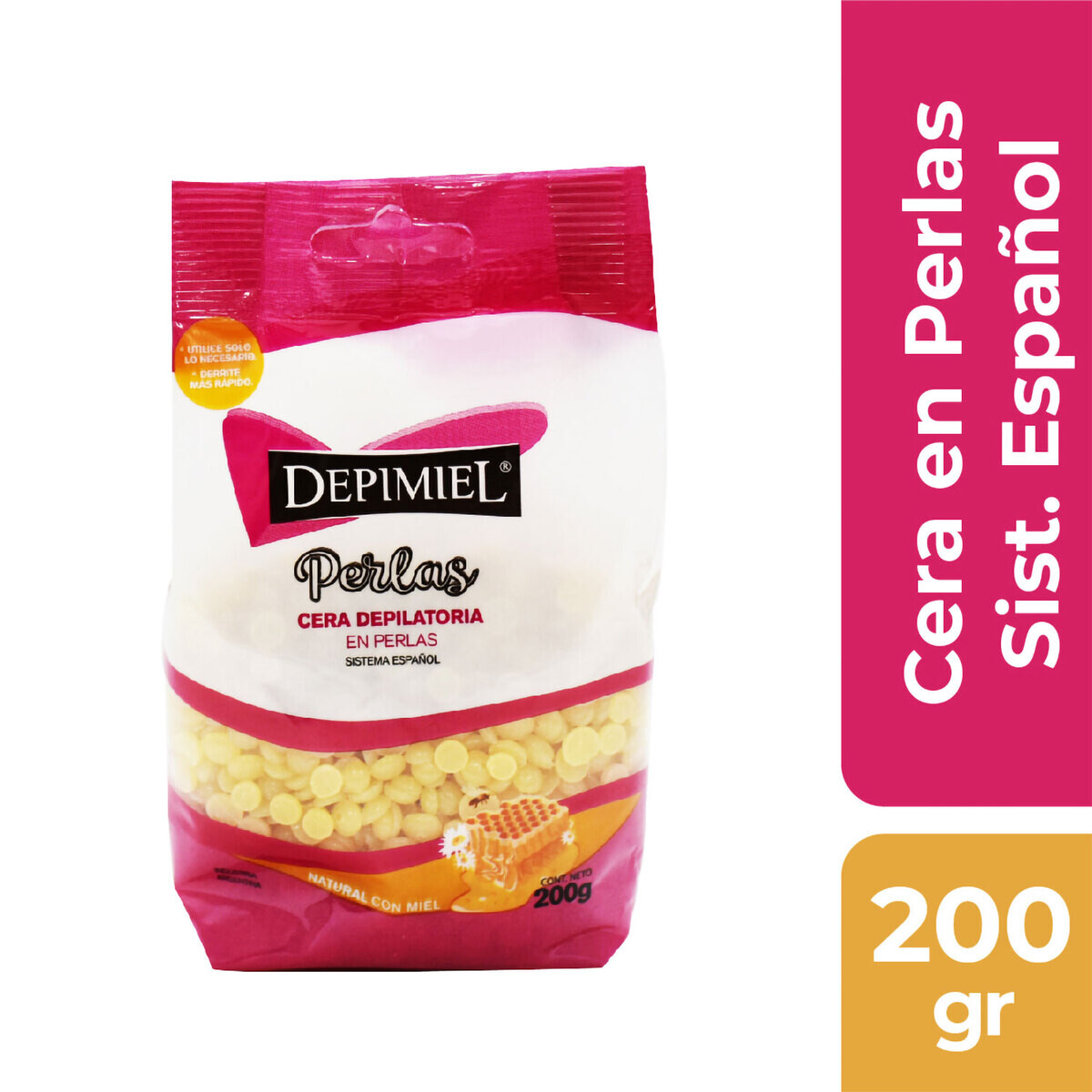 DEPIMIEL CERA POTE X 200 GR.NATURAL UNID 