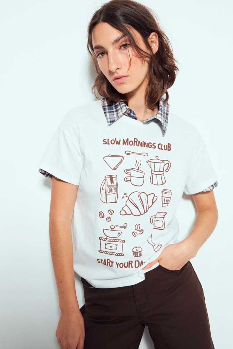 REMERA PIECE OF CAKE LILO Blanco