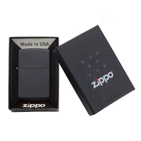 Zippo color 218 regular black mate 001