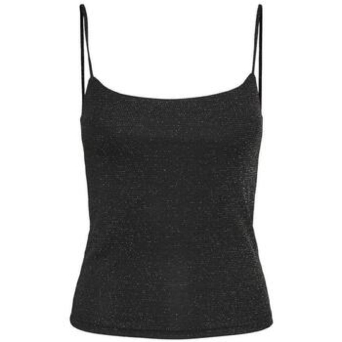 VMKANVA SHORT GLITTER SINGLET JRS - BLACK 