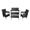 Living Exterior Rattan Sintético y Acero NEGRO APOLO Living Exterior Rattan Sintético y Acero NEGRO APOLO