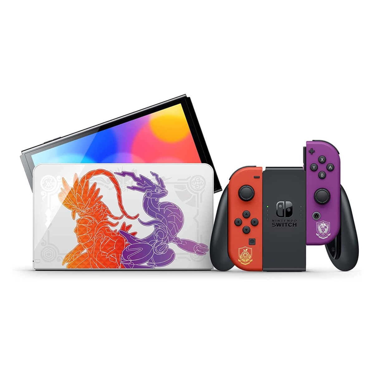 Nintendo Switch OLED Edición Especial Pokemon 64GB Scarlaet y violeta