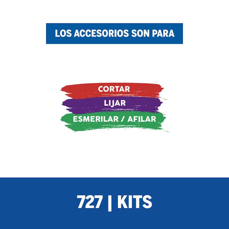 Kit de accesorios de Minitorno Dremel 31 Piezas (Modelo 727) 6 meses / Dremel Unica