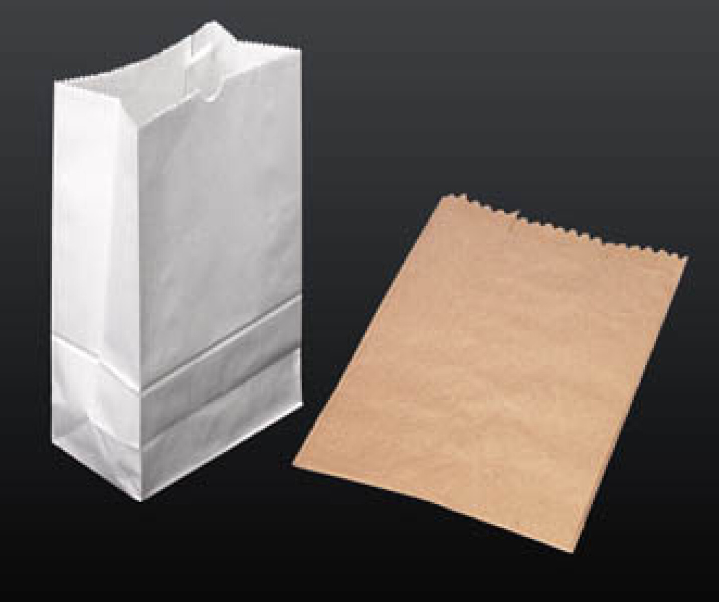 BOLSA PAPEL 15X9X23 CM. MARRON FONDO CUADRADO 100 UNIDADES X KILO APROX. 