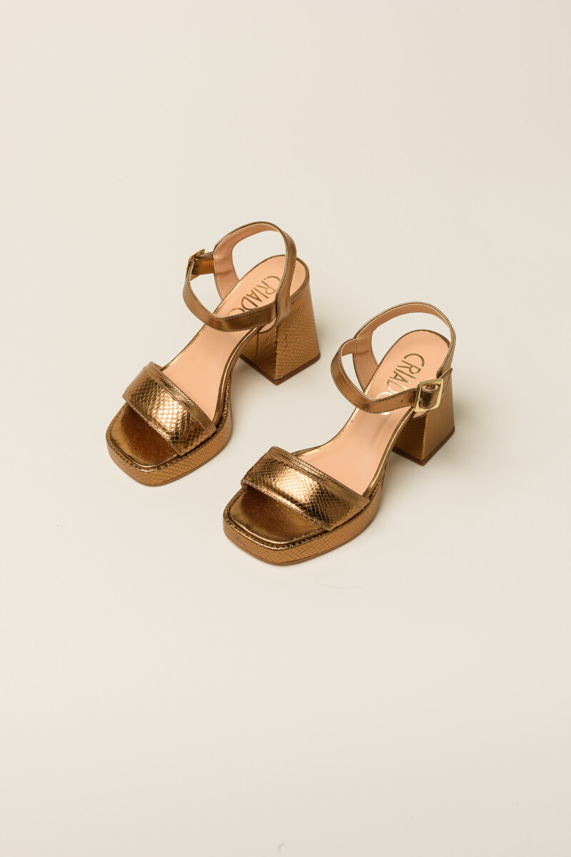 Sandalia Lunai COBRE