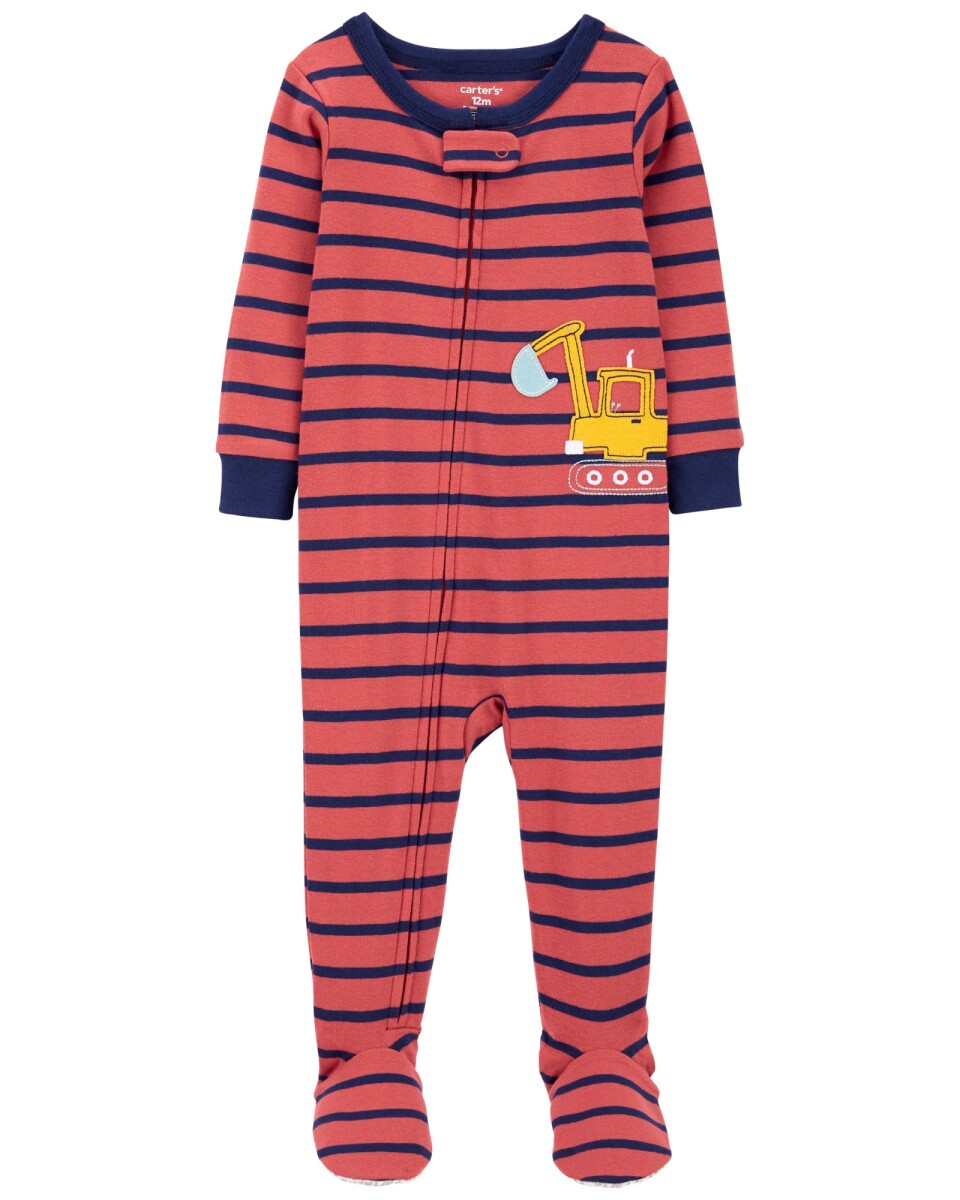 Pijama de algodón con pie 
