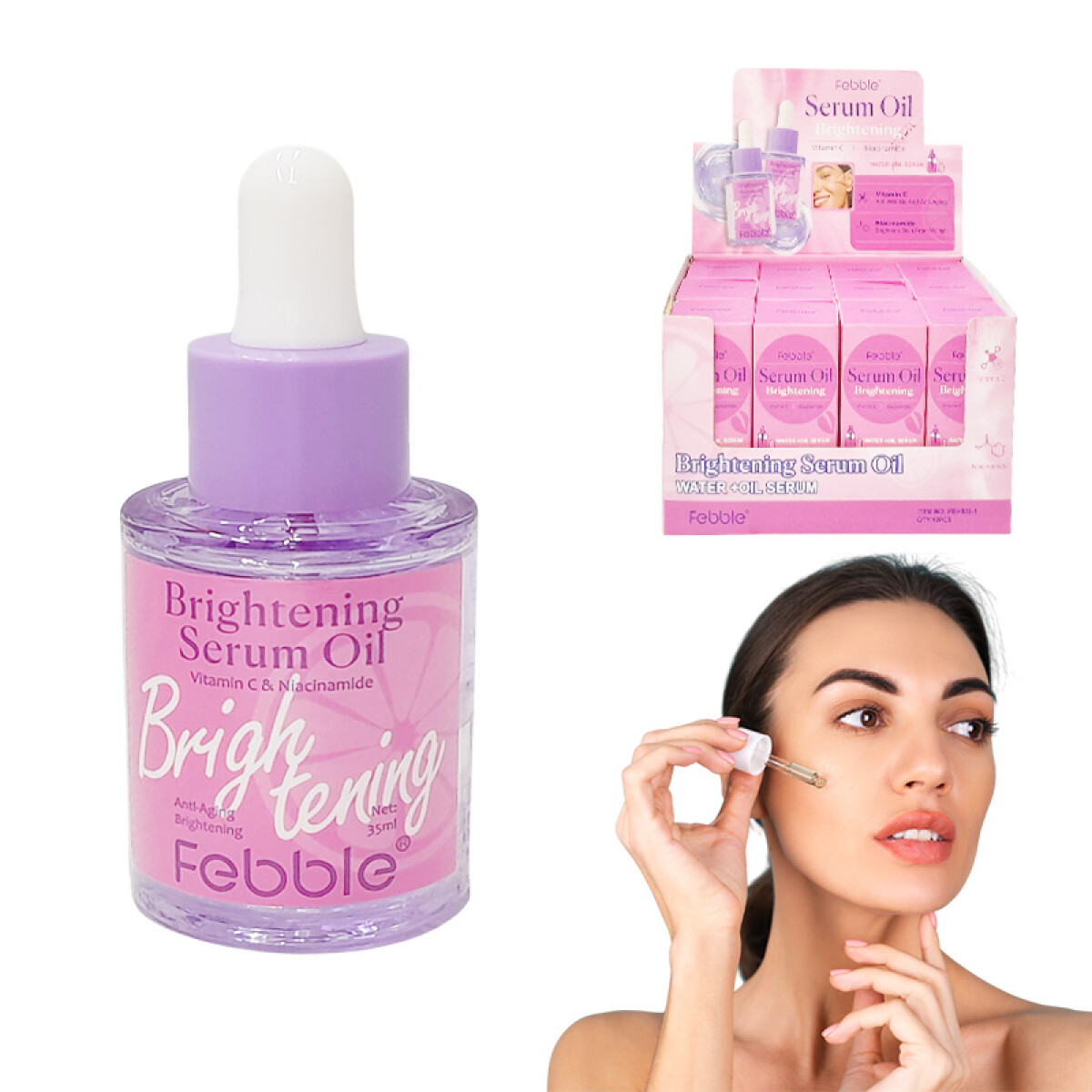 FEBBLE Serum facial de aceite para brillo - Febble Serum Facial De Aceite Para Brillo 