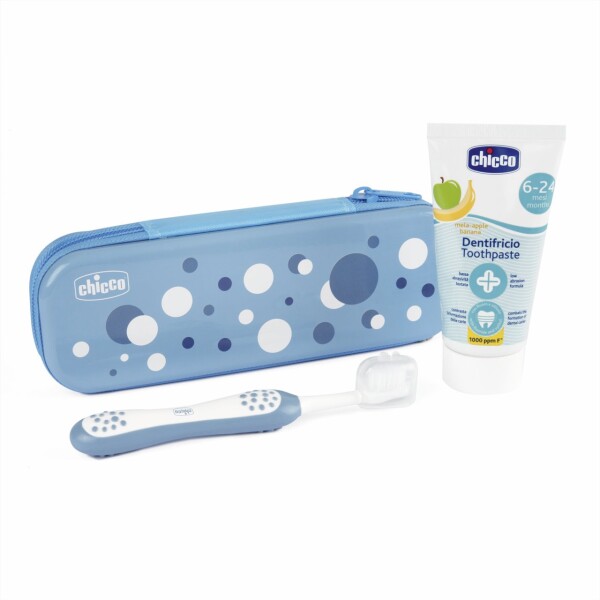 Set dental 6-36m CHICCO nuevo modelo celeste