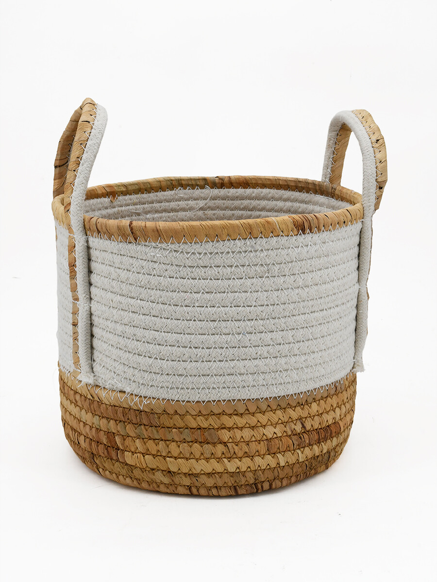 CANASTO DE YUTE - MULTICOLOR 
