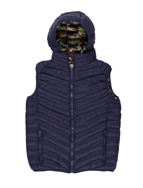 Chaleco nylon azul