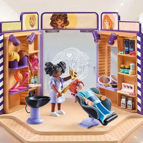 Local De Peluquería Playmobil 80 Piezas