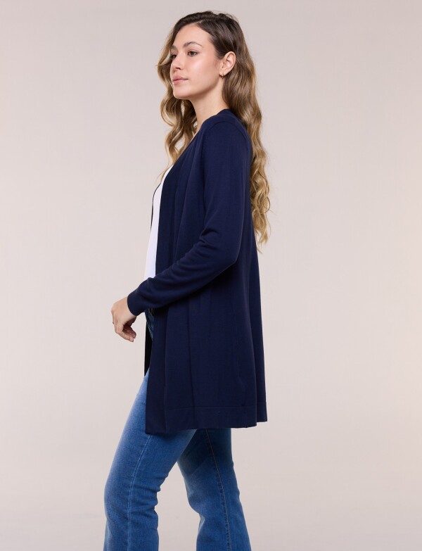 Cardigan Liviano Abierto AZUL