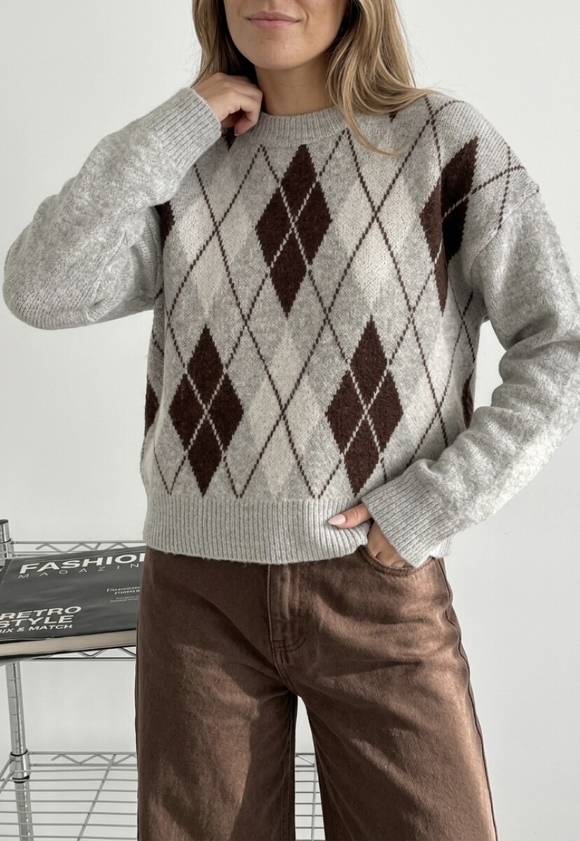 Sweater Khal - Gris 