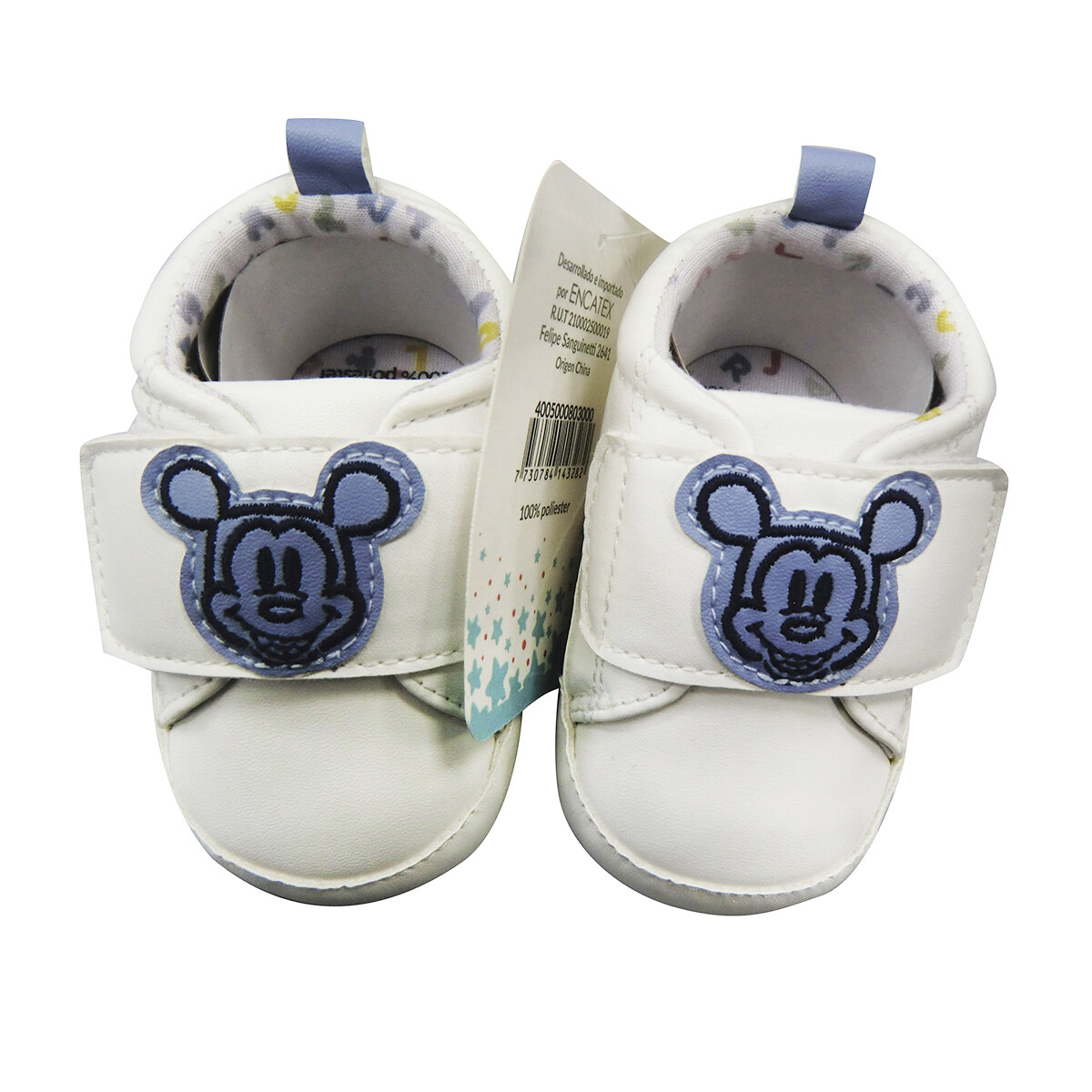 Calzado con Velcro Para Bebés Mickey 3 a 15 Meses 
