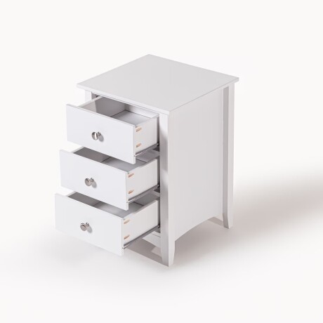 Mesa de luz 3 cajones Madera maciza / mdf Mesa de luz 3 cajones Madera maciza / mdf