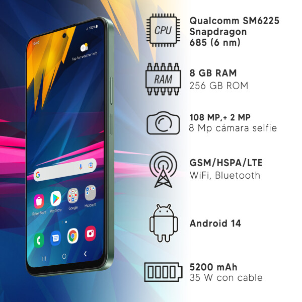 Honor X7c 8/256 Gb 4g VERDE