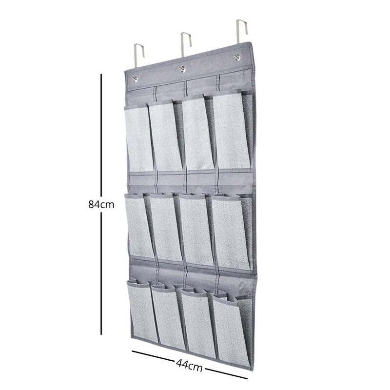 Organizador para puerta 15x30x84 cm GRIS