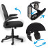 Silla De Escritorio Ergonómica Mesh NEGRO