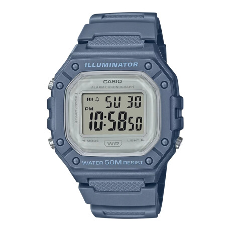 Reloj CASIO W218HC-2AVDF Resina Celeste Esfera 42mm 0