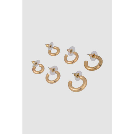 Pack x 3 aros smile ii Oro fuerte