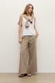 Musculosa puff print blanco