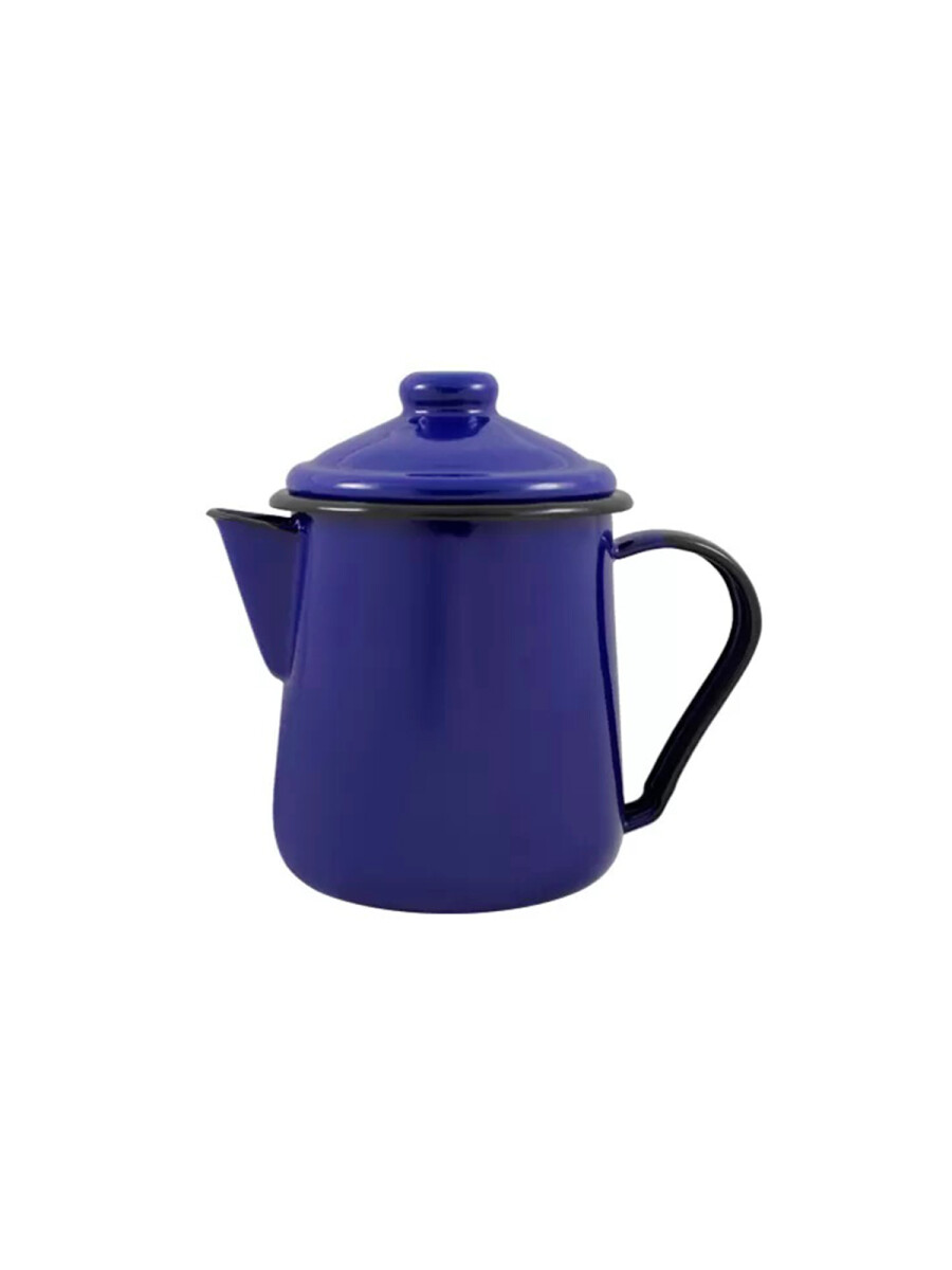 Jarra Lechera / Cafetera con Tapa - Azul 