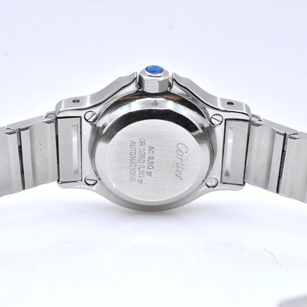 Cartier Santos Octagon dama automático acero y oro 24 mm Cartier Santos Octagon dama automático acero y oro 24 mm