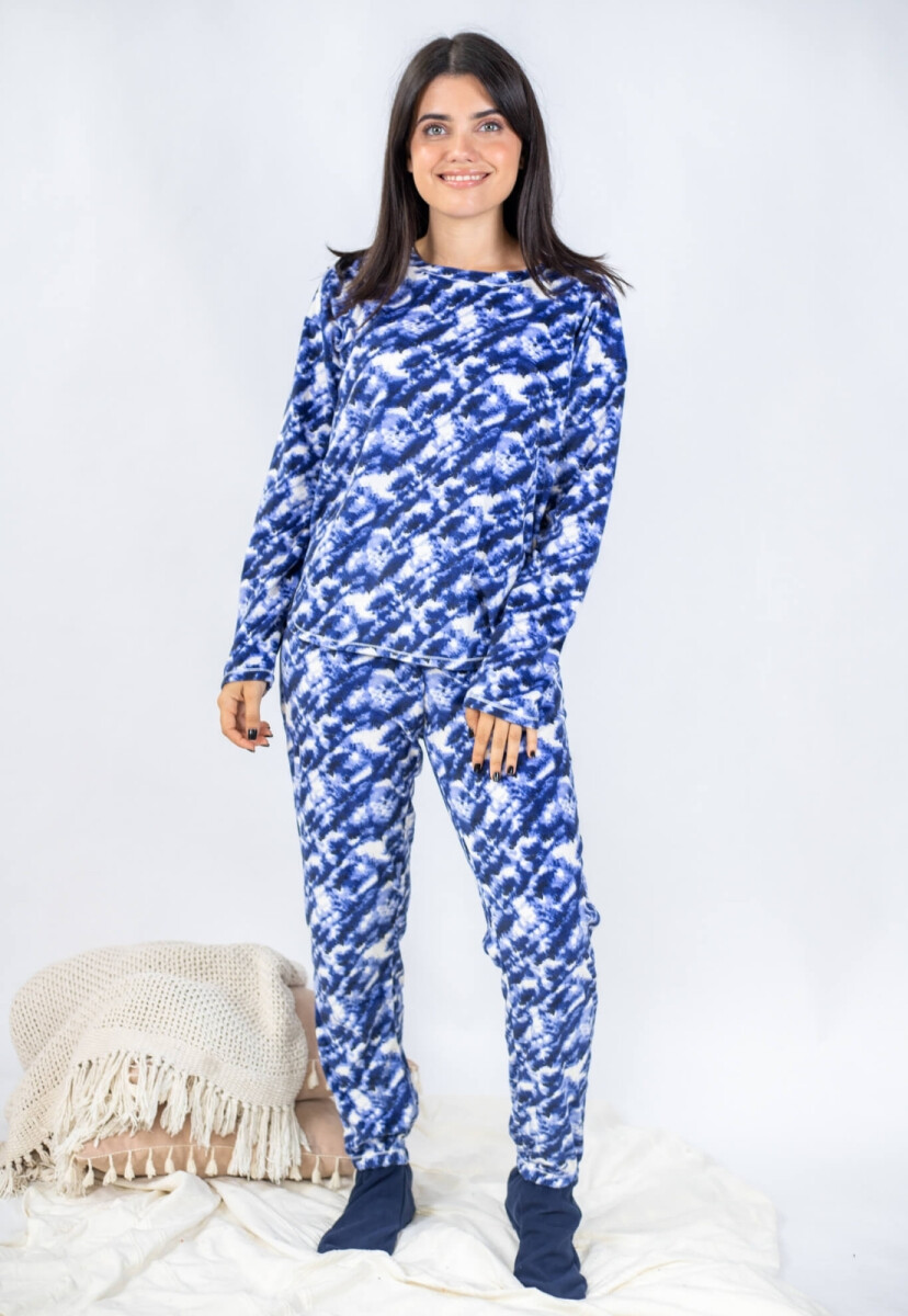 PIJAMA ESTAMPADO - ESTAMPADO AZUL 
